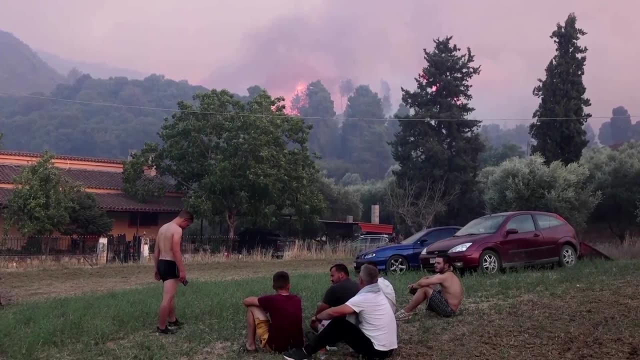 Deadly Greek wildfires fanned by gale-force winds