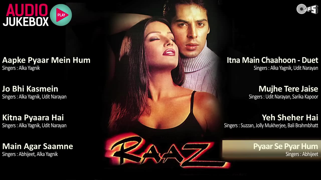 Raaz Movie All Songs || Audio Jukebox || Dino Morea | Bipasha Basu | Bollywood Movie Songs