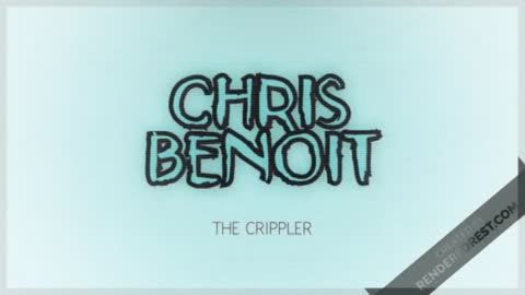 (NEW) WWE Chris Benoit Custom 2020 Entrance Video Nameplate
