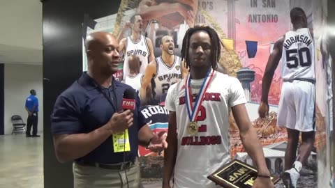 Hitchcock Guard "Offensive MVP" Damien McDaniel