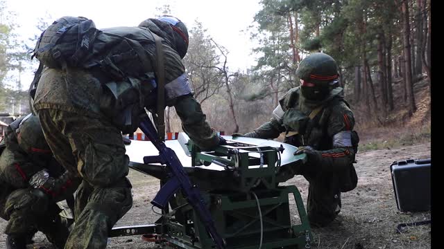 Ukraine War - Mobile communications complex.