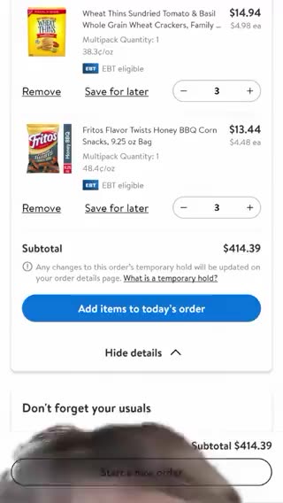 Man reorders Walmart groceries from a 2022 purchase... guess how much more it cost?
