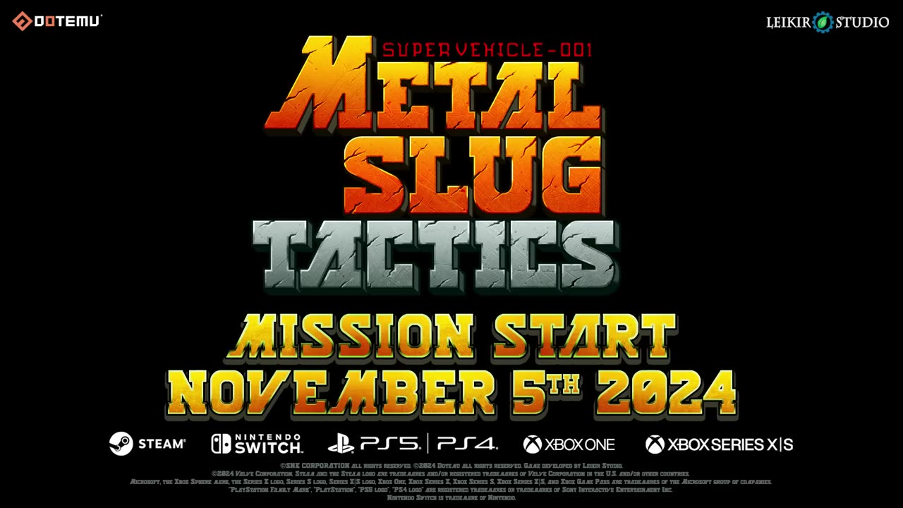 Metal Slug Tactics Trailer