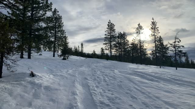 Walking On Top of a Puffy Cloud – Central Oregon – Potato Hill Sno-Park – 4K