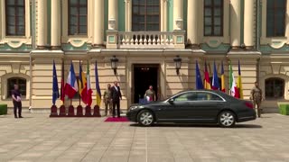 Draghi, Macron, Scholz, Zelenskiy meet in Kyiv