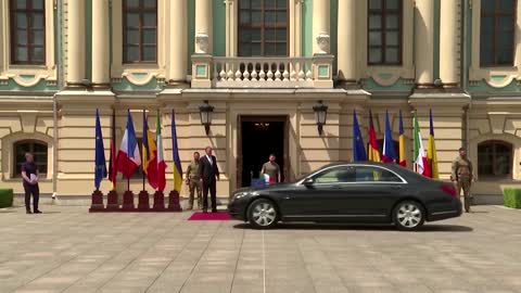 Draghi, Macron, Scholz, Zelenskiy meet in Kyiv