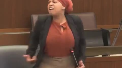 Liberal City Councilor goes nuts at a meeting cause she aint respected as a black woman