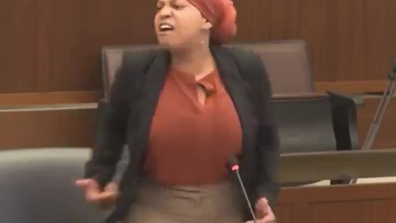 Liberal City Councilor goes nuts at a meeting cause she aint respected as a black woman