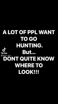 Lot of people want to hunt
