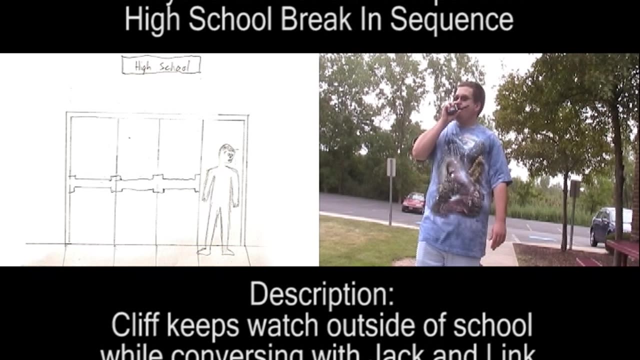 Black Hat 2008 Storyboard/Final Cut Comparison - High School Break In Sequence