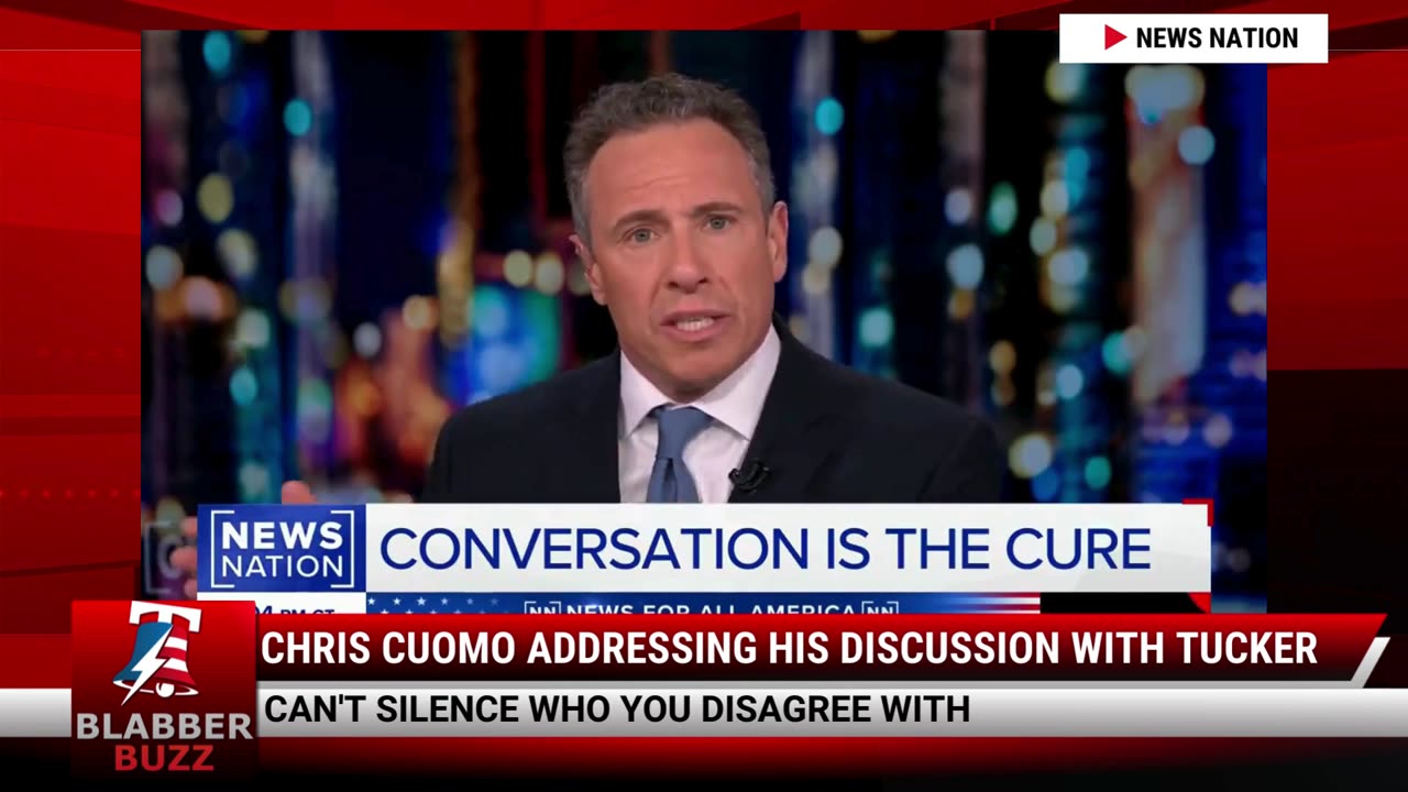 Chris Cuomo Addressing His Discussion With Tucker