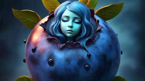 Cute Blueberry Inflation Gif 🫐