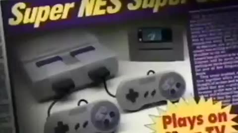 Super NES - Super Nintendo - Super Mario All-Stars - Advert (1993)