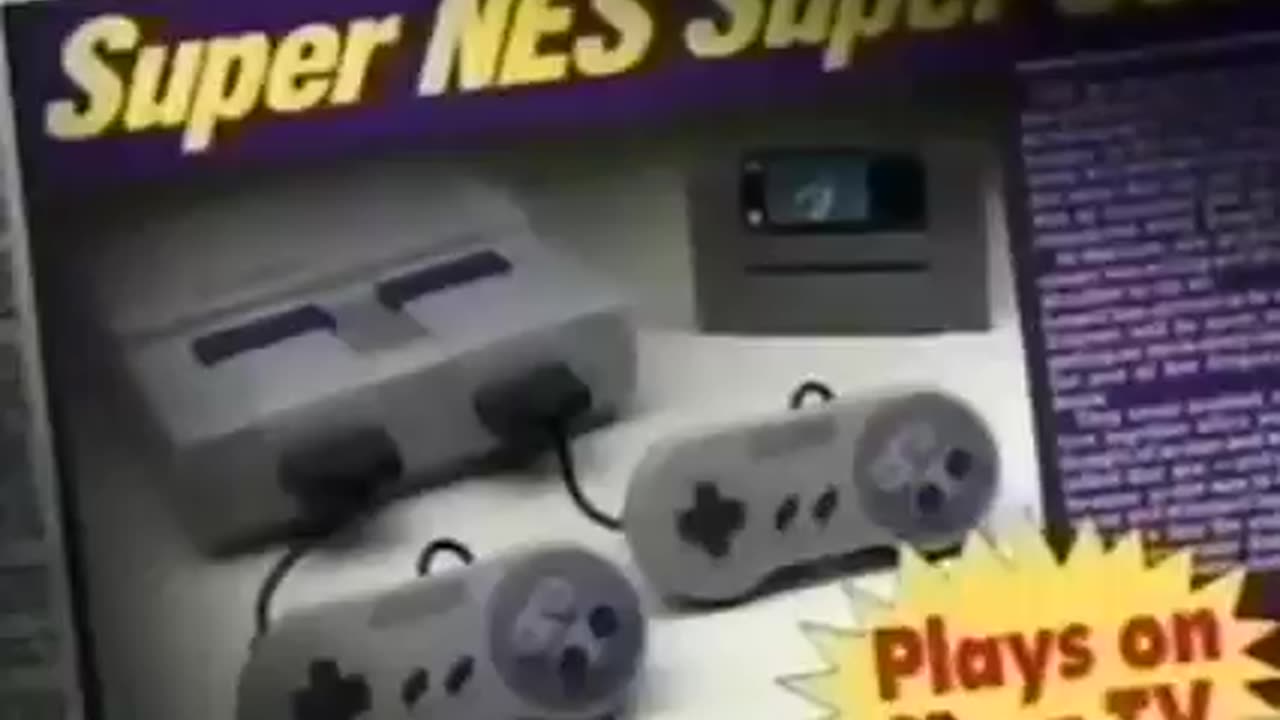 Super NES - Super Nintendo - Super Mario All-Stars - Advert (1993)