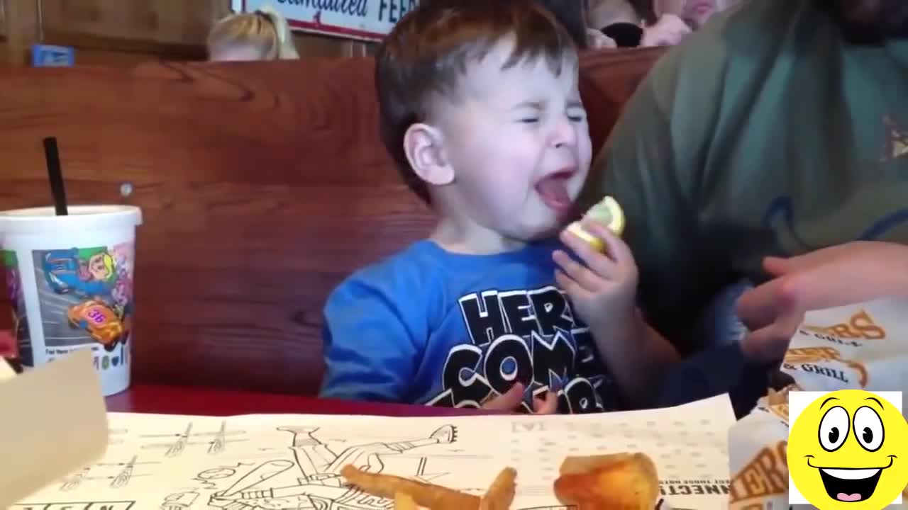 Don't try Lemon Eating To Your Baby