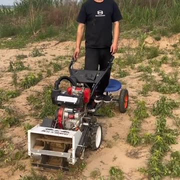 Hand mini self started power tiller | New small power tiller