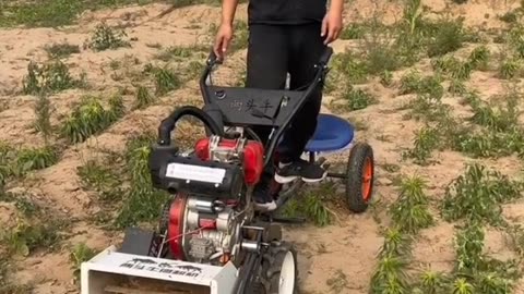 Hand mini self started power tiller | New small power tiller