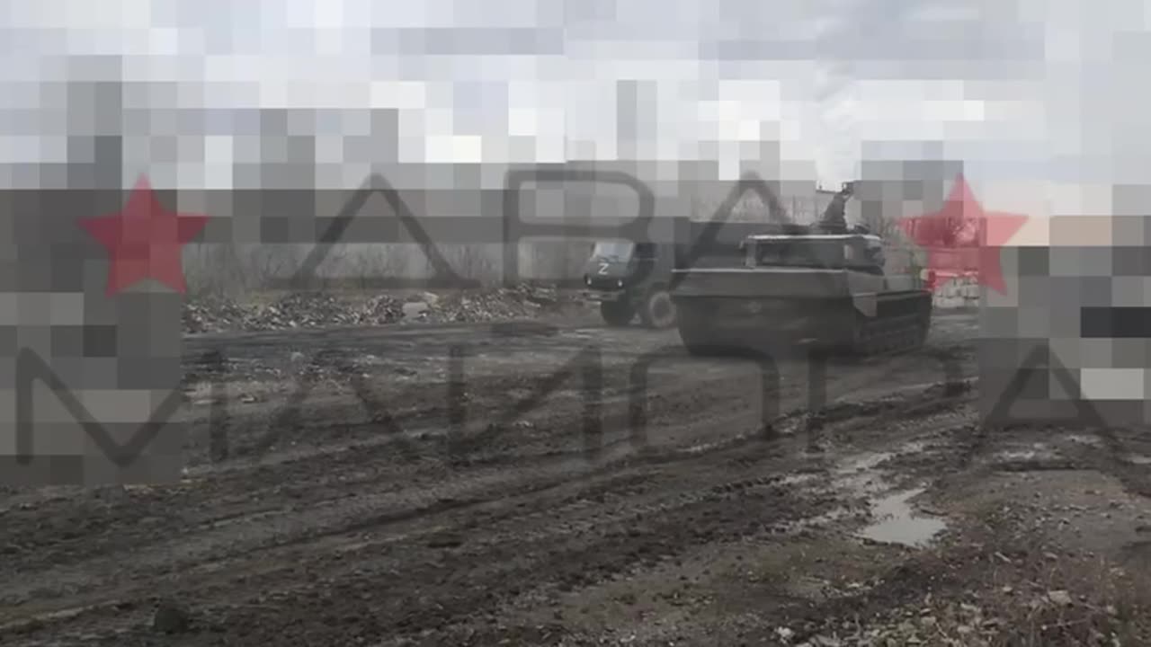 Captured German Leopard 2A4 Tank Enter Service With The Russian Army