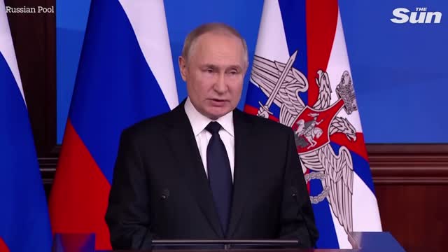 Putin claims almost all of NATO's 'capabilities' have been used against Russia