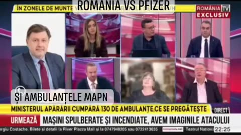 Rafila despre Pfizer in proces cu Romania. De ce cumpara MAPN ambulante de la prietenul lui Arafat ?