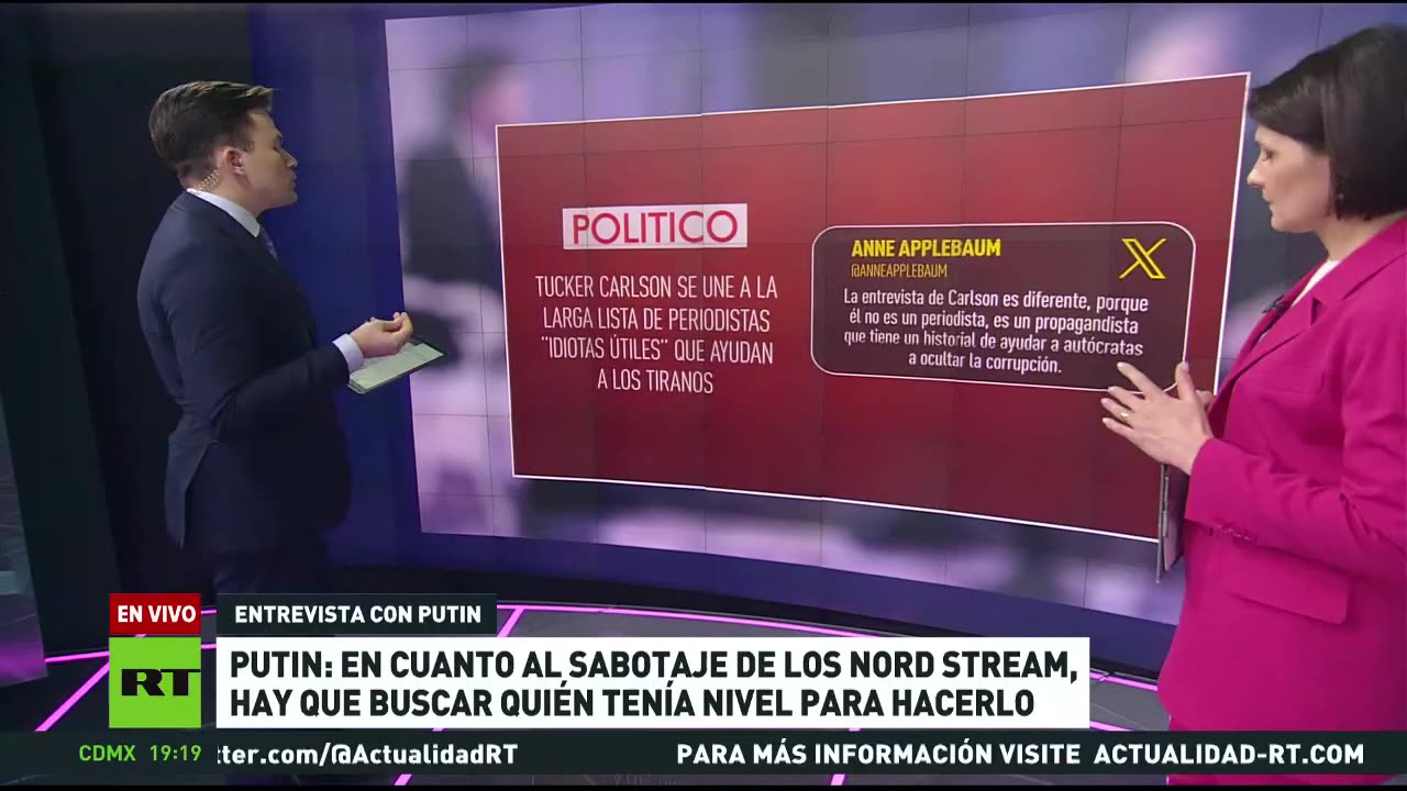 Entrevista de Tucker Carlson con Vladimir Putin 8 de febrero de 2024 En español