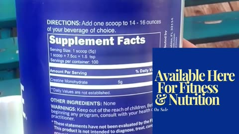 Creatine Naked Products (Very Popular!)