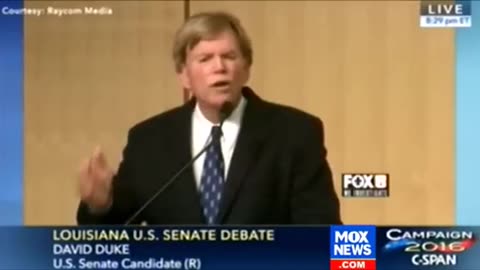 David Duke speaks Against the Jews at Louisiana Senate Debate
