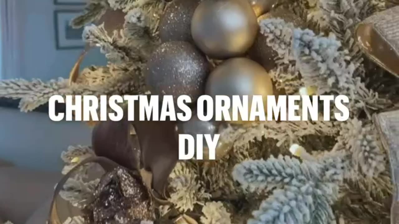 CHRISTMAS ORNAMENTS DIY: Christmas decor ideas, Christmas tree decor inspiration home decor DIY