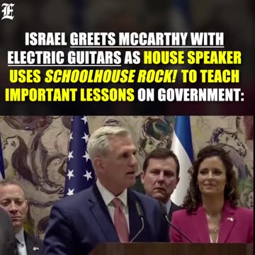 Kevin McCarthy utilizes "Schoolhouse Rock!" to teach fundamental concepts of the US government.