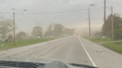 Driving Through a Dust Storm