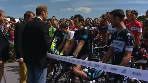 Briton's Royals help launch Tour de France