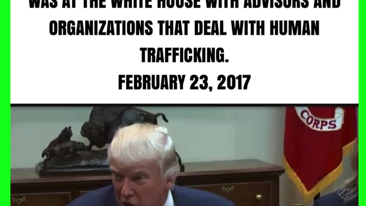 President Donald J Trump - FULL FORCE in combating HUMAN🩸TRAFFICKING 🇺🇸🌎