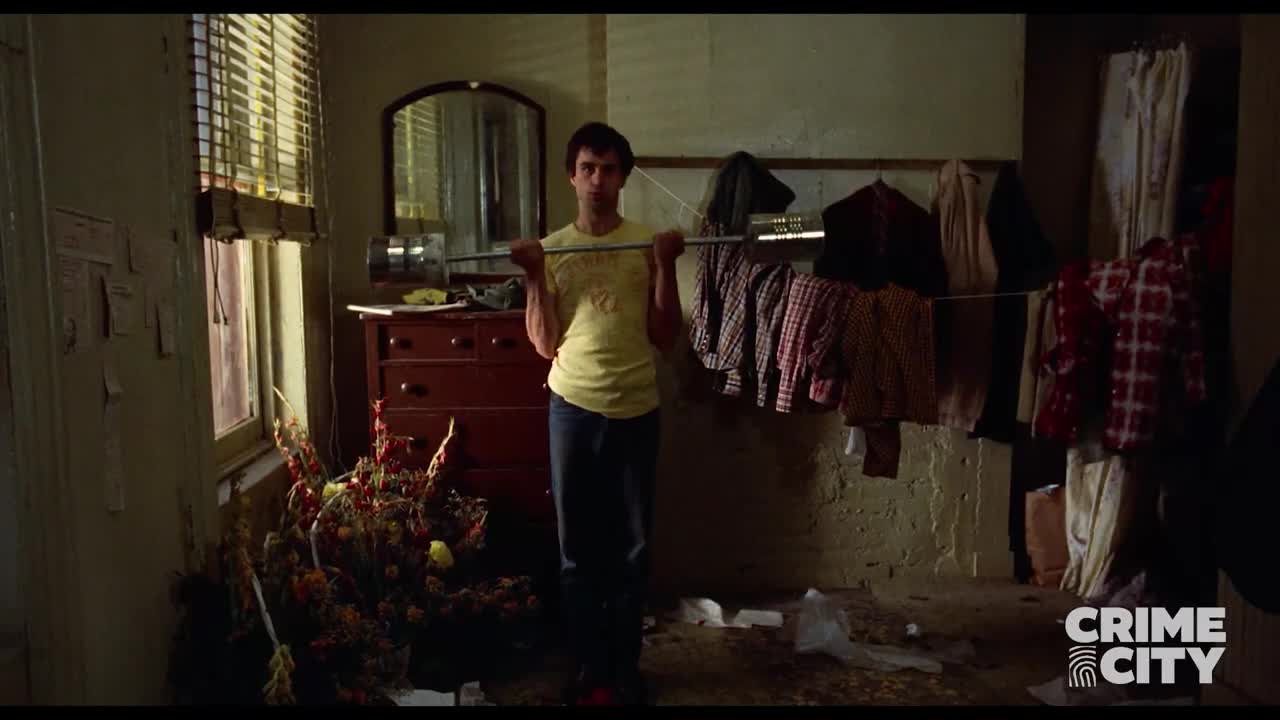 Taxi Driver _ Travis Gears Up (Robert De Niro)