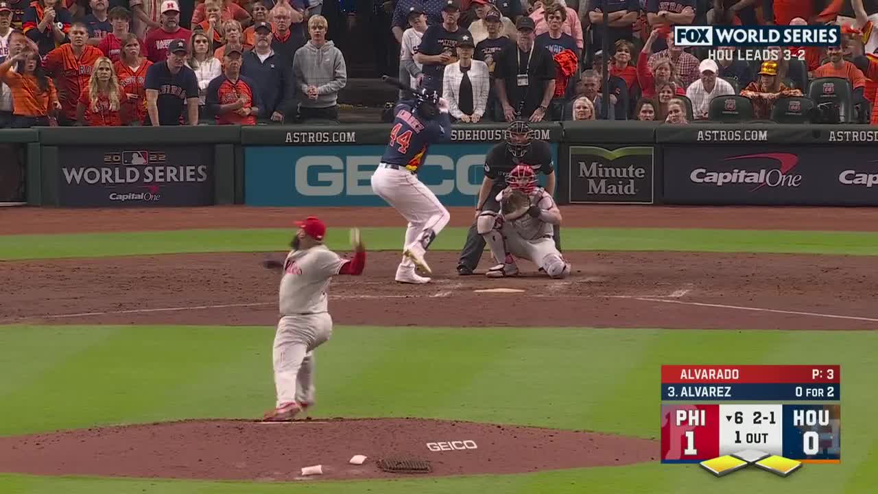 450 FOR THE LEAD!! Yordan Alvarez crushes a MASSIVE World Series homer!