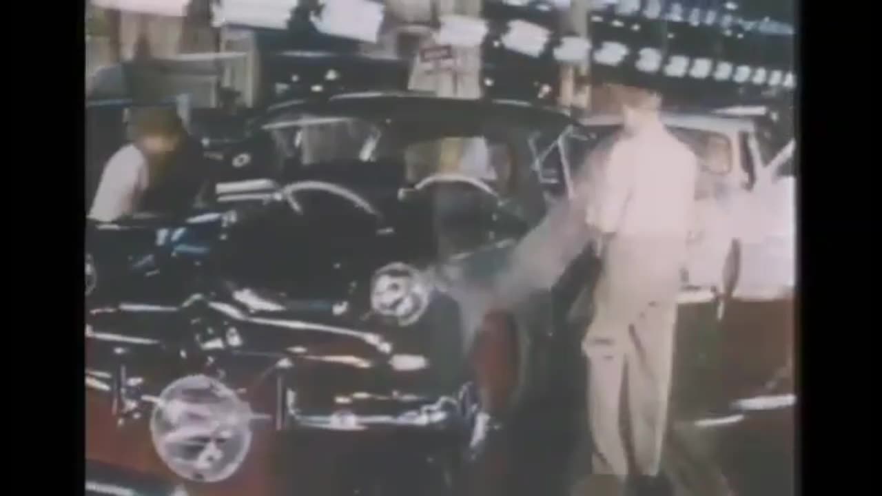 1949 Ford shoebox assembly line video