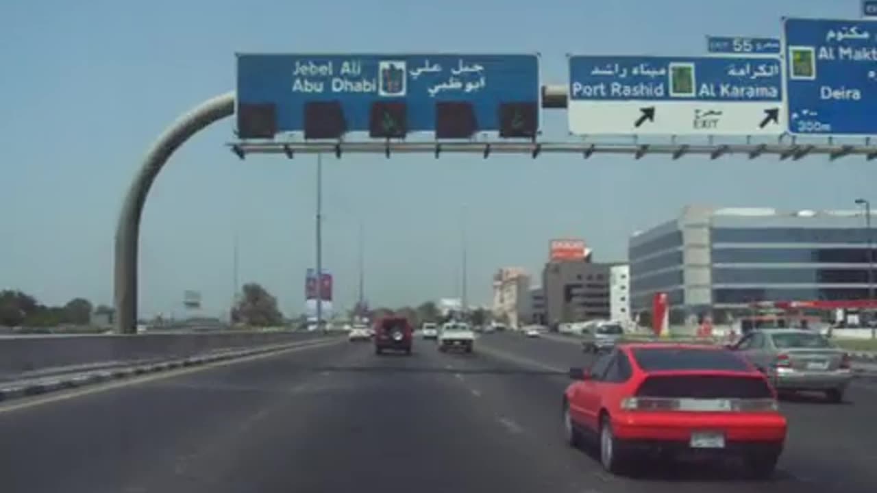 Driving Around In Dubai, United Arab Emirates In 2006