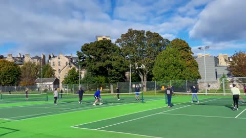 When I was 27 years old, I came back to the campus to play tennis for the first time