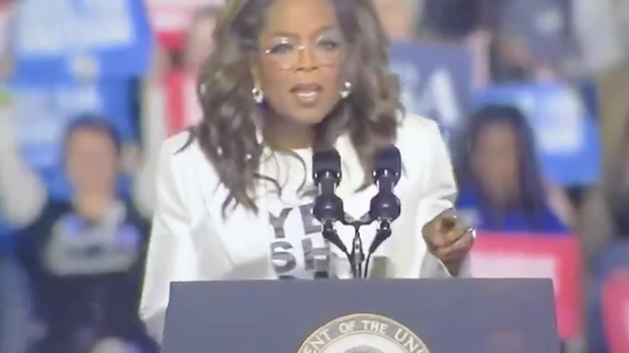 Oprah says that if Trump wins, " we will never have the opportunity to cast a ballot again"