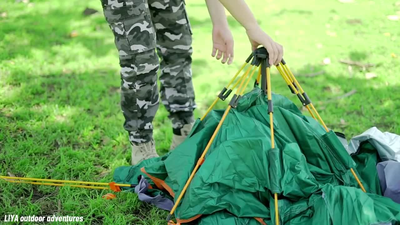 Solo Camping - Camping With Thunderstorm Overnight - ASMR CAMPING