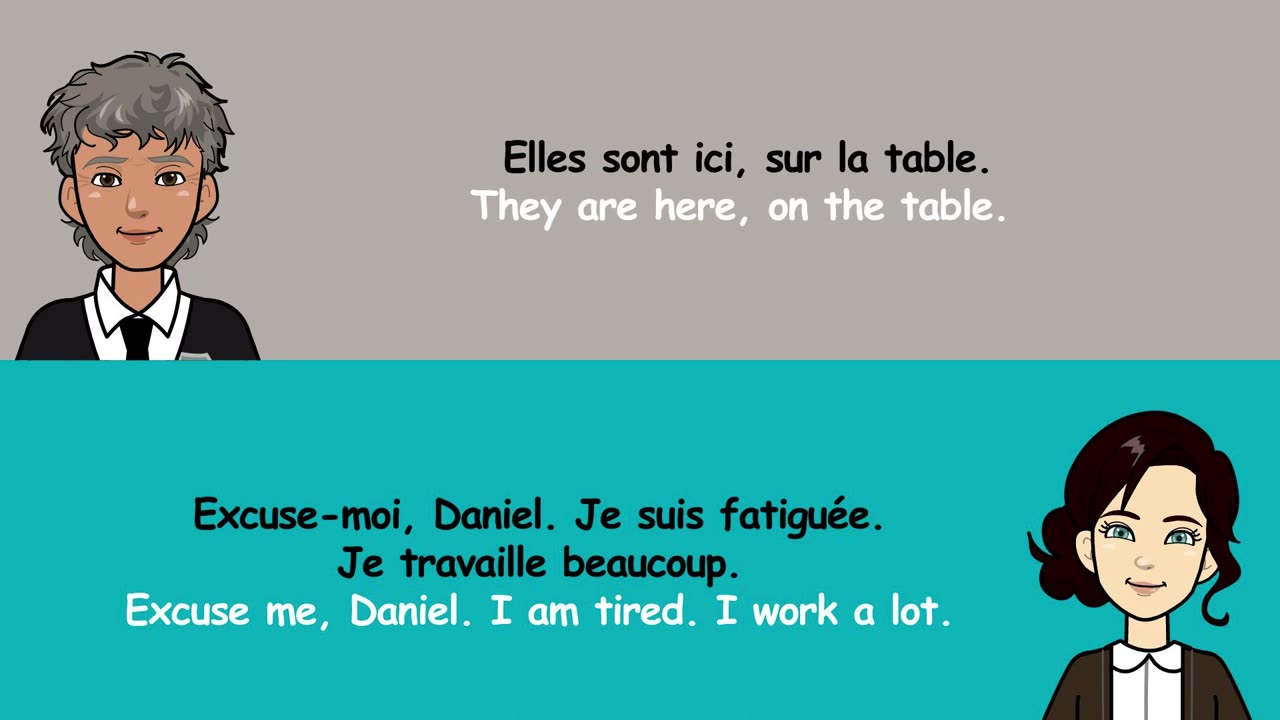 A Day in the Life of Christina and Daniel - French Conversations Practice for Everyday Life