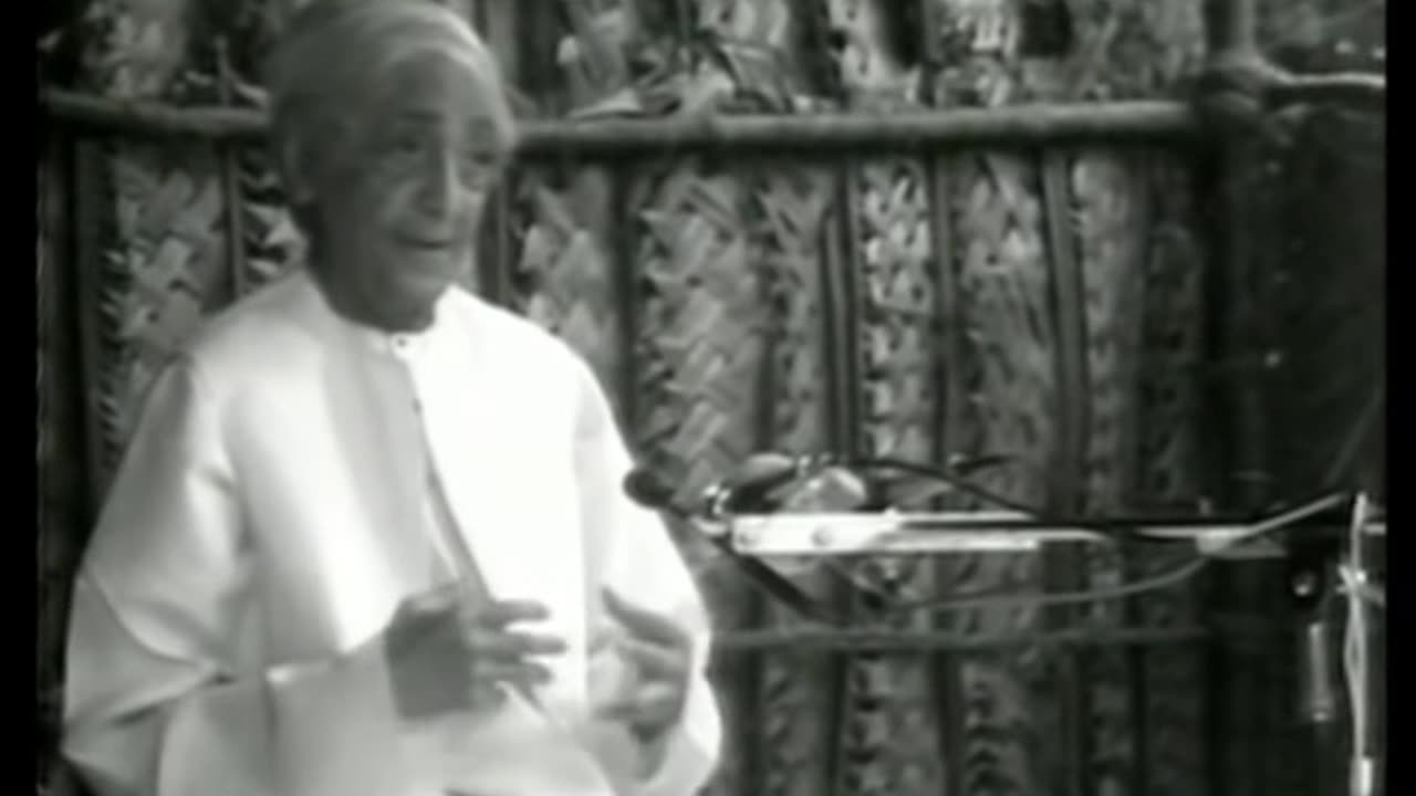 DOES GOD EXIST? - J. Krishnamurti in 1981