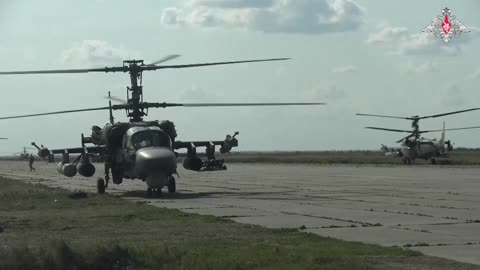 Alligators in action, Ka-52 helicopters