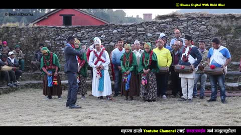 Nepali Typical Cultural Activity's Sorathi Dance At Gulmi, Bharse