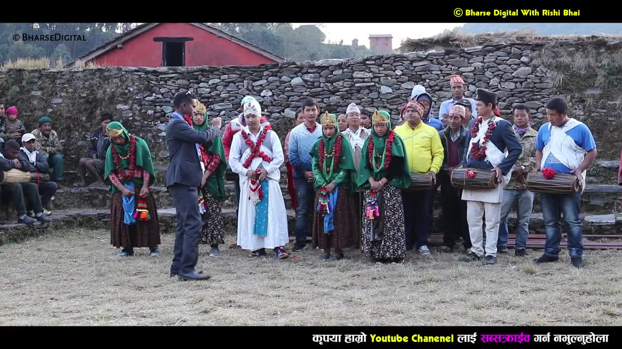 Nepali Typical Cultural Activity's Sorathi Dance At Gulmi, Bharse