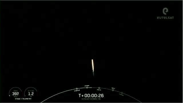 SpaceX successfully launches the Eutelsat HOTBIRD 13G