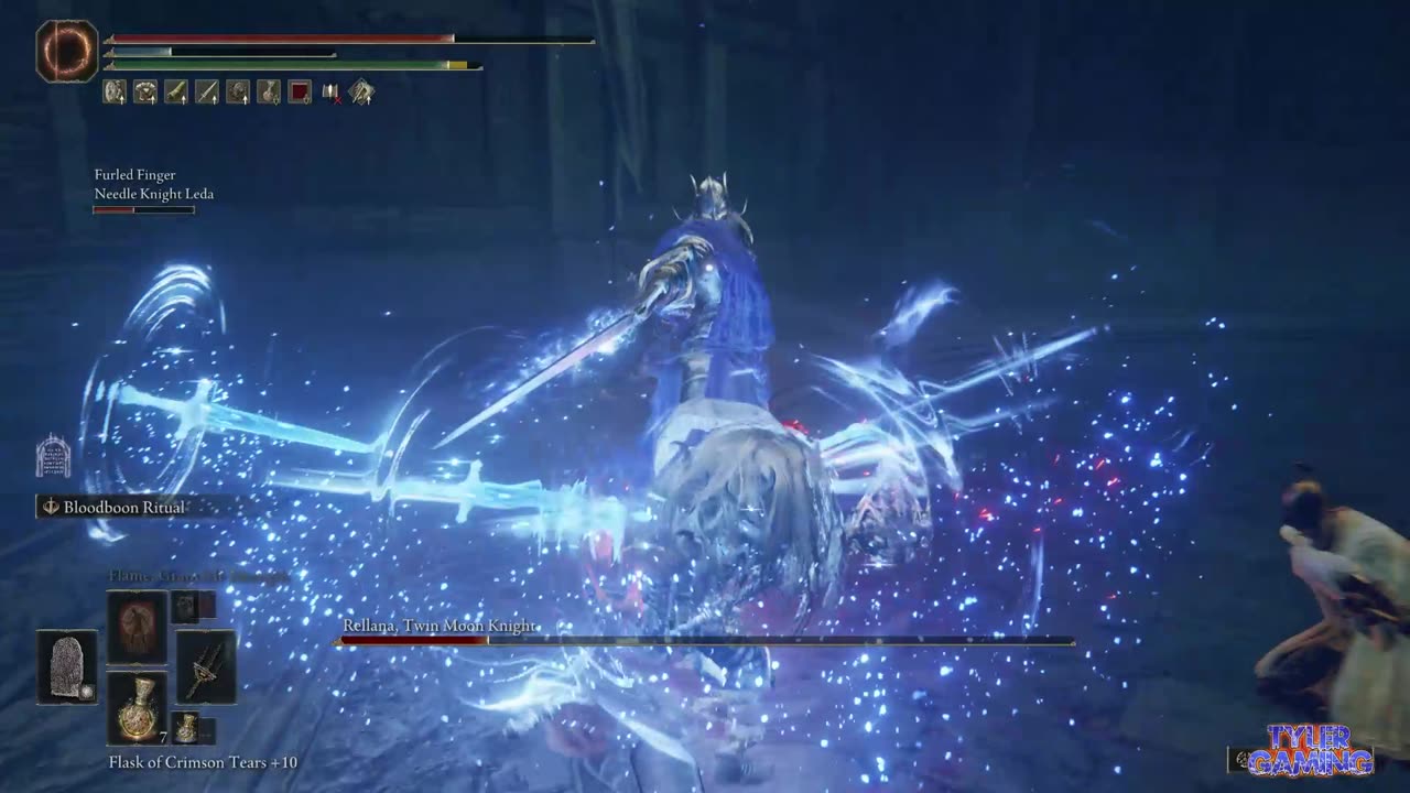 Elden Ring Shadow of the Erdtree Rellama Twin Moon Knight Boss Fight