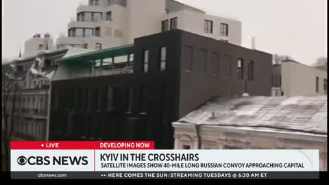 RUSSIAN CONVOY CLOSING IN ON KYIV