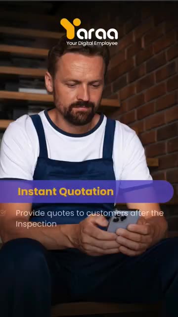 Must have mobile app for Plumbers for repairs and installation - Yaraa AI