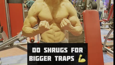 Shrugs for bigger traps