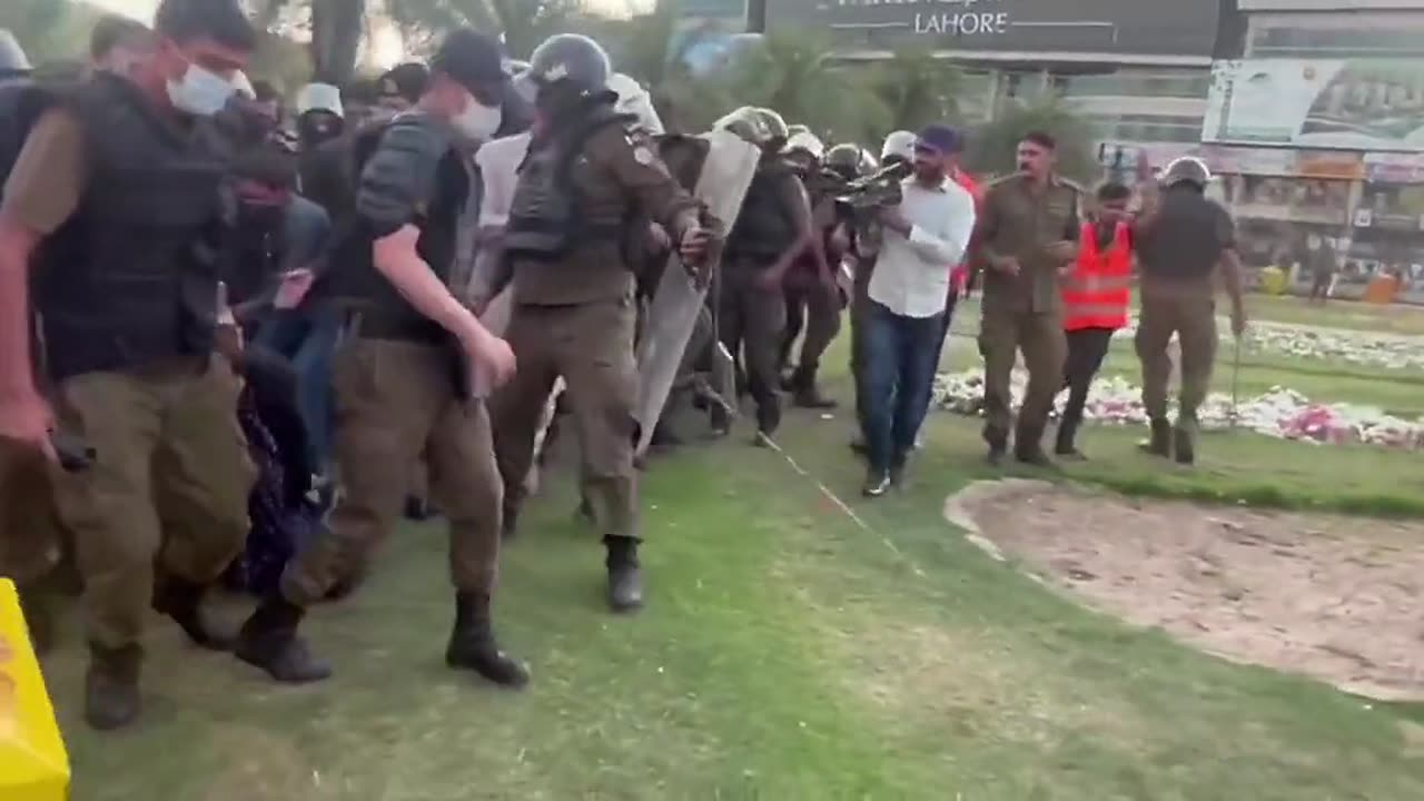 Punjab police beating a young girl in Pakistan